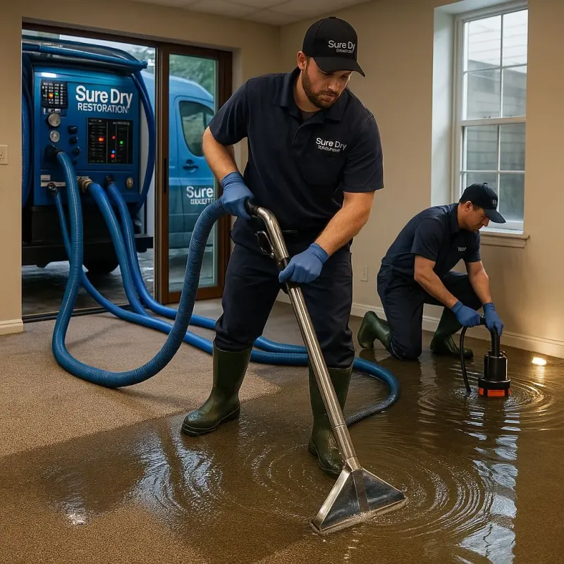 Water Extraction and Removal process in Lake Nebagamon, WI